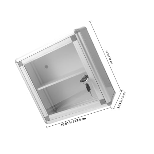 Caja para medicamentos en el coche y hogar con soporte de pared estable 4