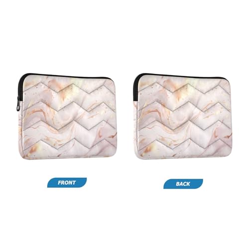 Funda para Laptop Rosada Mármol de 13-14 Pulgadas miniatura 2