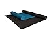 Extra Wide and Extra Long 1/4'' Deluxe Yoga Mat - Black