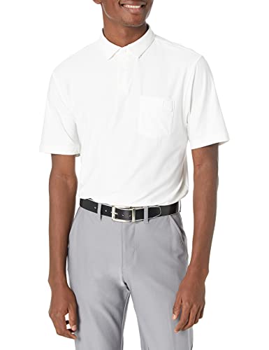 Polo Adidas blanc taille L idéal pour vos journées sur le green