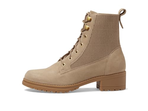 COLE HAAN WOMENS CAMEA WP COMBAT BOOT II, DARK LATTE WATERPROOF SUEDE, 5.5 C US - image 4