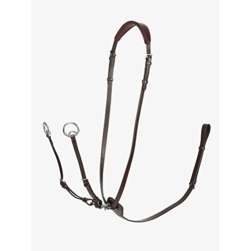 LeMieux Kudos Running Martingale - Havana/Silver - Cob