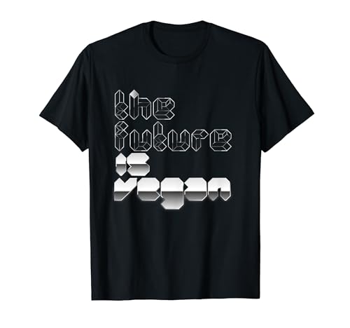 El futuro es vegano Cita Mensaje Diseñador de eslogan vegetariano Camiseta