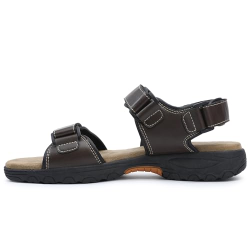 Image of Mens Sporty Outdoor Sandal Open Toe Hiking Outdoor Shoe Non-slip Athletic Sandal