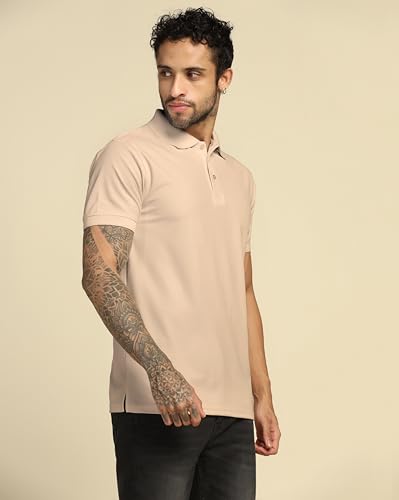 Image of VastraVibes Men's Polo Regular Fit T-Shirt