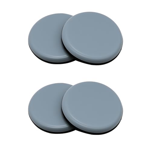 4 Pièces Patins pour Meubles en PTFE, 50 mm Patin Glisseur pour Meuble Lourd, Patin Teflon pour Déplacer Facilement Les Meubles Lourds - Protège Les Sols des Rayures
