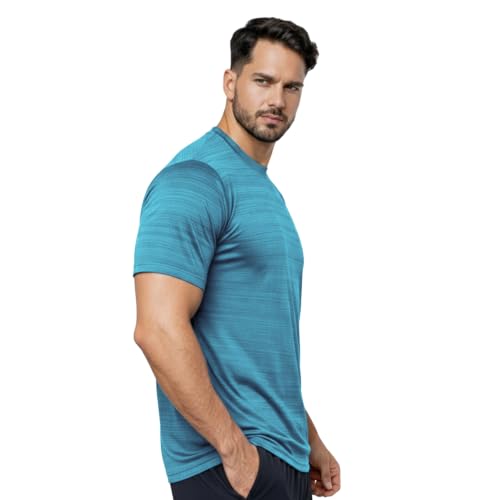 Image of NINQ Half Sleeve Compression T-Shirt - Men's Athletic & Sports Tights for Fitness