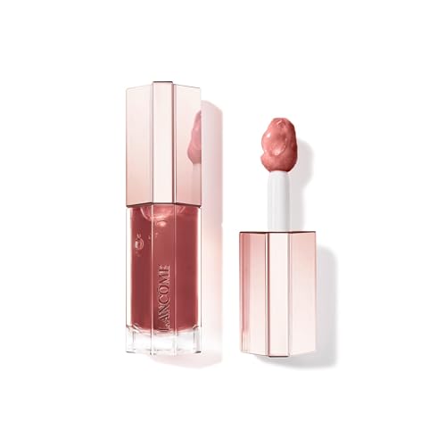 Image of Lancôme Lip Idôle Juicy Treat Lip Gloss, Lip Oil-In-Gloss, Hydrating & Plumping 3D Shine with Squalane & Hyaluronic Acid, for a Fuller & Plumper Lip Look, Million-Dollar Berry, 8.5ml