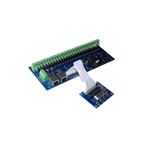 Contrôleur décodage DMX512 coulissant DC12V-24V 27A WS-DMX-27CH-RJ45-LED pour ruban