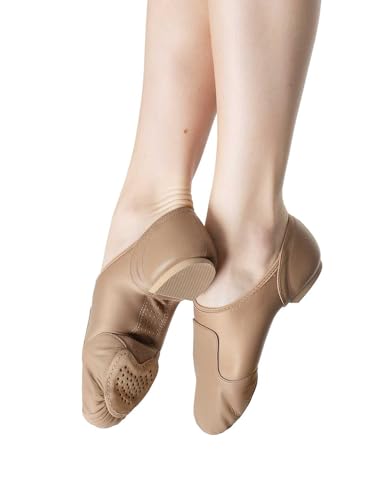 Capezio Jazz Glove Jazz Shoe - Child, Skintone 60, 13.5 M Brown2