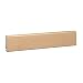 Produktbild KGM Sockelleiste Modern  Folierte MDF Fußbodenleiste in Ahorn hell  Maße: 2500 x 16 x 58 mm  1 Stück