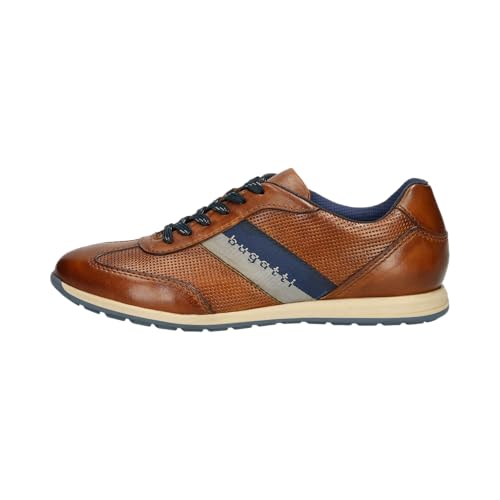 Image of bugatti Unisex Adult Cognac Leather Sneaker 311-A9Q05