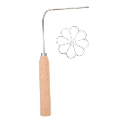 Stampi per cialde in ferro con rosette a fiore: stampo creativo per con manico per dessert biscotto waffle cottura gadget