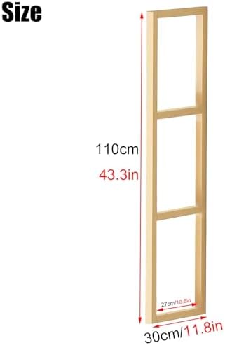 Heavy Duty Ceiling Shelf Bracket - Sturdy 3-Tier Wall-Mounted Organizer for Kitchen & Office Storage, Industrial Metal Floating Shelf, Space-Saving Solution