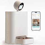 Automatic Cat Feeder with Camera 360°, 2K HD Pet Feeder with Night Vision & 2-Way Audio, Smart APP Control, AI Smart Cat Feeder, Up to 16 Meals/Day, 5.5L Timed Food Dispenser for Cats & Dogs