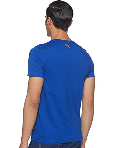 Image of Puma Men's Printed Regular fit Active Base Layer Shirt (85582101 Surf The Web X-Small