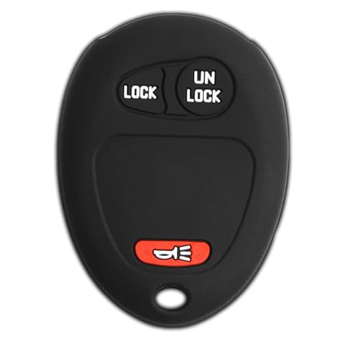 Keyless Entry Remote Car Key Fob Shell Cover Rubber Case for Hummer H3 Colorado Canyon L2C0007T