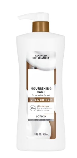 Moisturizing Hand and Body Lotion with Shea Butter 28 fl oz Hydrating Cream for Dry Skin Smooth Lightweight