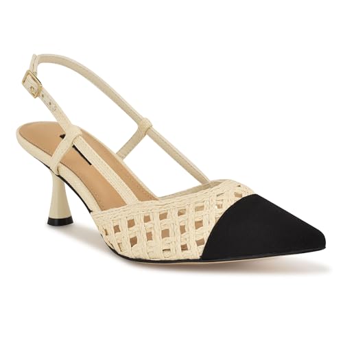 Consejos para Comprar Nine2five Es Buena Marca - los más vendidos. 43 Nine West Railen - Zapatos de tacón para Mujer, Cream/Black 150, 27.5 cm
