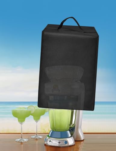 Image of Frozen Drink Maker Lid Slushie Machine Cover for Margaritaville Frozen Concoction Maker | Waterproof Anti-Static Nylon Lid for Margarita SLUSHi Machine /Margarita Shave Ice Drink Maker (Black)
