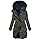 Women's Winter Jacket Fleece Lined Long Puffer Winter Coat for Women Hooded Parka Warm Thick for Cold Weather
