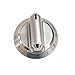 5304499336 Cooktop Burner Knob (Stainless) Genuine Original Equipment Manufacturer (OEM) Part Stainless