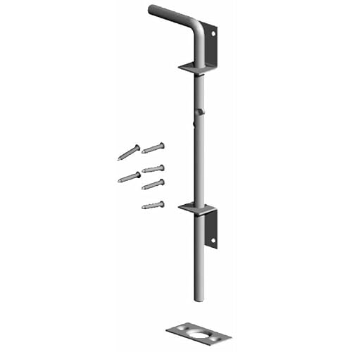 GatePro 6020031 18" x 1/2" Cane Bolt - Galvanized Finish