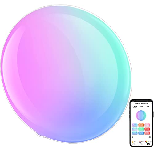Dekala Smart Table Lamp Dimmable RGB Lamp Smart Lamp 16 Million Colors Cool Lamps and 9 Color Changing Lamp, Night Lamp Works with Alexa & Google Assistant Led Lamp for Bedroom, Living Room, Office