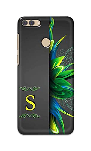 Image of Name II Initial II Letter Alphabet S Hard Back Case Cover for Huawei Y9 (2018) Back Cover -(J5) VNS2222