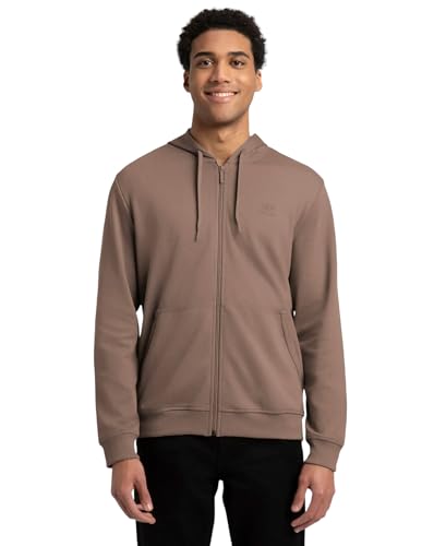 AM61 Men's Super Combed Cotton Rich Pique Fabric Ribbed Cuff Hoodie Jacket