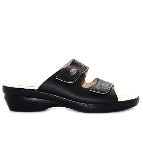 Valleverde Sandali Donna 25312 Pelle Nero
