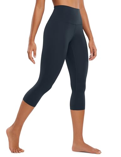 CRZ YOGA Leggings Femininas Cintura Alta Leggings de Treino Capri...