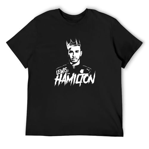 Autou Lewis Hamilton Crown - Camiseta, Negro, L