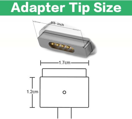 Image of USB C to Mag-netic Adapter, Type-C to Mag-netic 3 T-Head PD 140W Power Fast Charging Converter Compatible with 2021-2023 Mac-Book Pro Air (Mag-netic 3rd) (WEUM2)