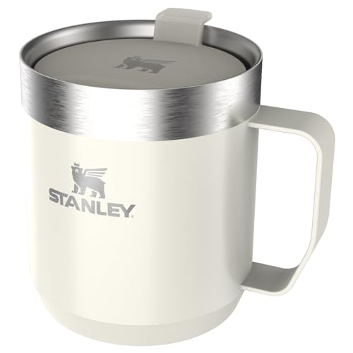 STANLEY Everyday Camp Mug - Taza de viaje de 0,35 L, color crema brillante