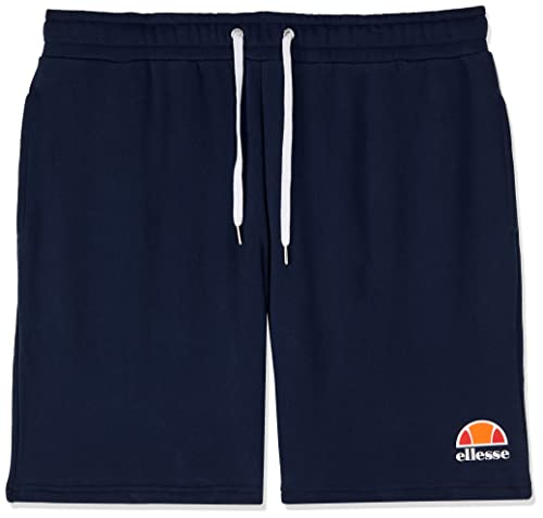 Short Ellesse Malviva pour homme en coton bleu marine taille M