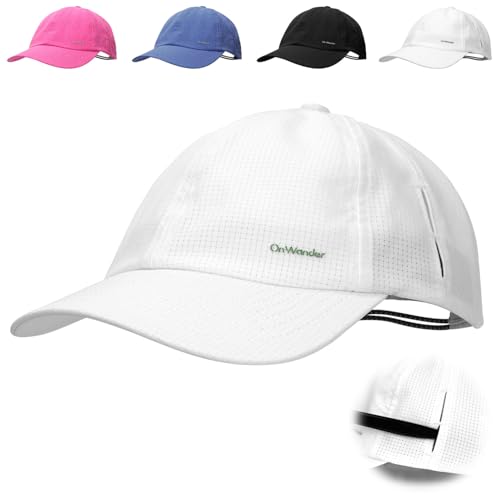 Image of Performance Running Hat for Women Men - UPF 80+ Baseball Cap, Lightweight Breathable Cooling Mesh Quick Dry for Golf