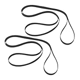 Operitacx 2 Stück Elastische Gummiantriebsriemen 5mm Breit 410mm Lang für Plattenspieler Phonograph Ersatzriemen Allgemein Kompatibel für Vinyl Reparatur