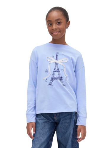 Image of Gap Girls' Long Sleeve Elevated Graphic