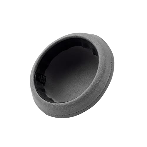 AwwwCos Musical Grey Hats Women Classic Elegant Adults Solid Roll Up Brim Panama Bowler Bucket Hat with Stripes3