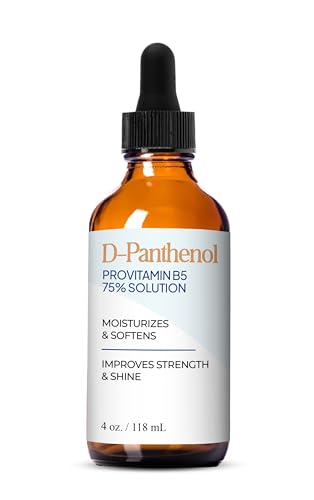 D-Panthenol Liquid 75% Provitamin B5 Solution (4 oz / 118 mL) Provitamin B5 (D-Panthenol) 75% Solution for Skin Hair and Cosmetic Formulations Moisturizing Ingredient by Talsen Chemicals