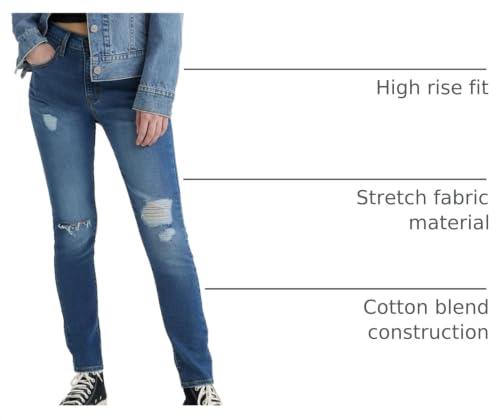 Image of Levi's Women's 721 High Rise Skinny Jeans