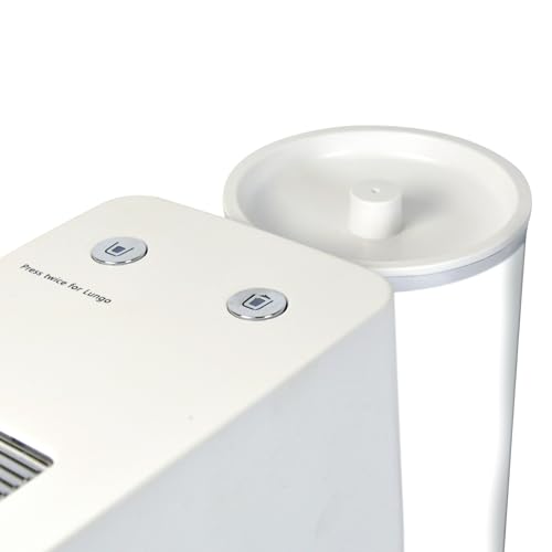 Image of THE BEAN CO Coffee Capsule Machine with Milk Tank Attachment |19 Bar Pressure Compatible with Nespresso Pods|Capsules Coffee Machine for Office, Espresso Coffee Maker Machine for Home-White