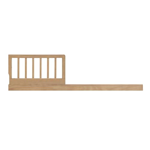 Image of Soho Baby Everlee Island Crib to Toddler Bed Guard Rail Conversion Kit, Honey Wood