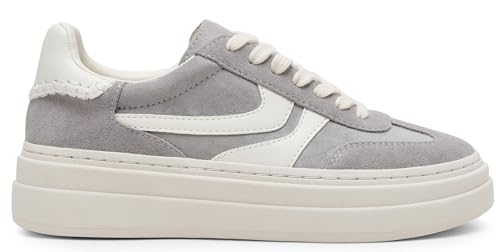 Steve Madden Women's Dodge Sneaker, Grey Multi, 7.5