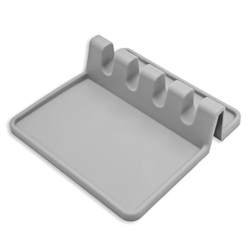 Image of Hongliang Silicone Utensil Holder-Lightweight 94g Kitchen Organizer for Spoons,Spatulas&Chopsticks|Space-Saving Waterproof Storage