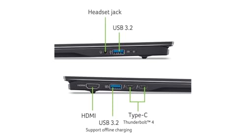 Image of Acer Swift 16 AI Laptop 16 inch 3k OLED Touch 100% DCI-P3 Intel 8-core Ultra 7 Series 2 256V (Up to 47 Tops) 16GB DDR5 2TB SSD for Creator Designer Business Professional Win11Pro ICP Acc