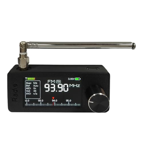 Radio Mini SI4732 con pantalla color 1.9'' y batería recargable miniatura 3
