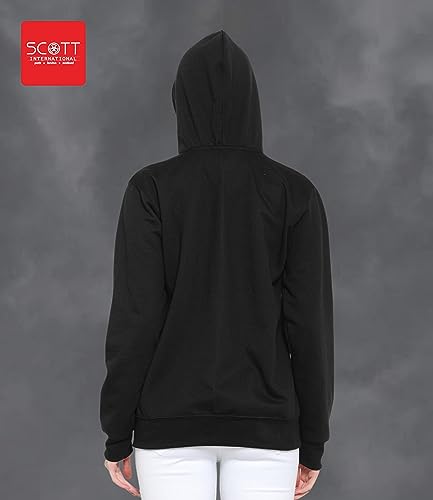 Image of Scott International Men's Solid Cotton Hoodies for Men, Trendy and Comfortable Sweatshirts for Men, Stylish Winter Wear with Hood and Pockets, Fashionable Hooded Sweatshirts