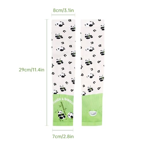 3 Pairs Arm Sleeves for Boys Girls UPF50+ UV Protection Sun Sleeves Sport Cooling Compression Sleeves with Thumb Hole, Style 22